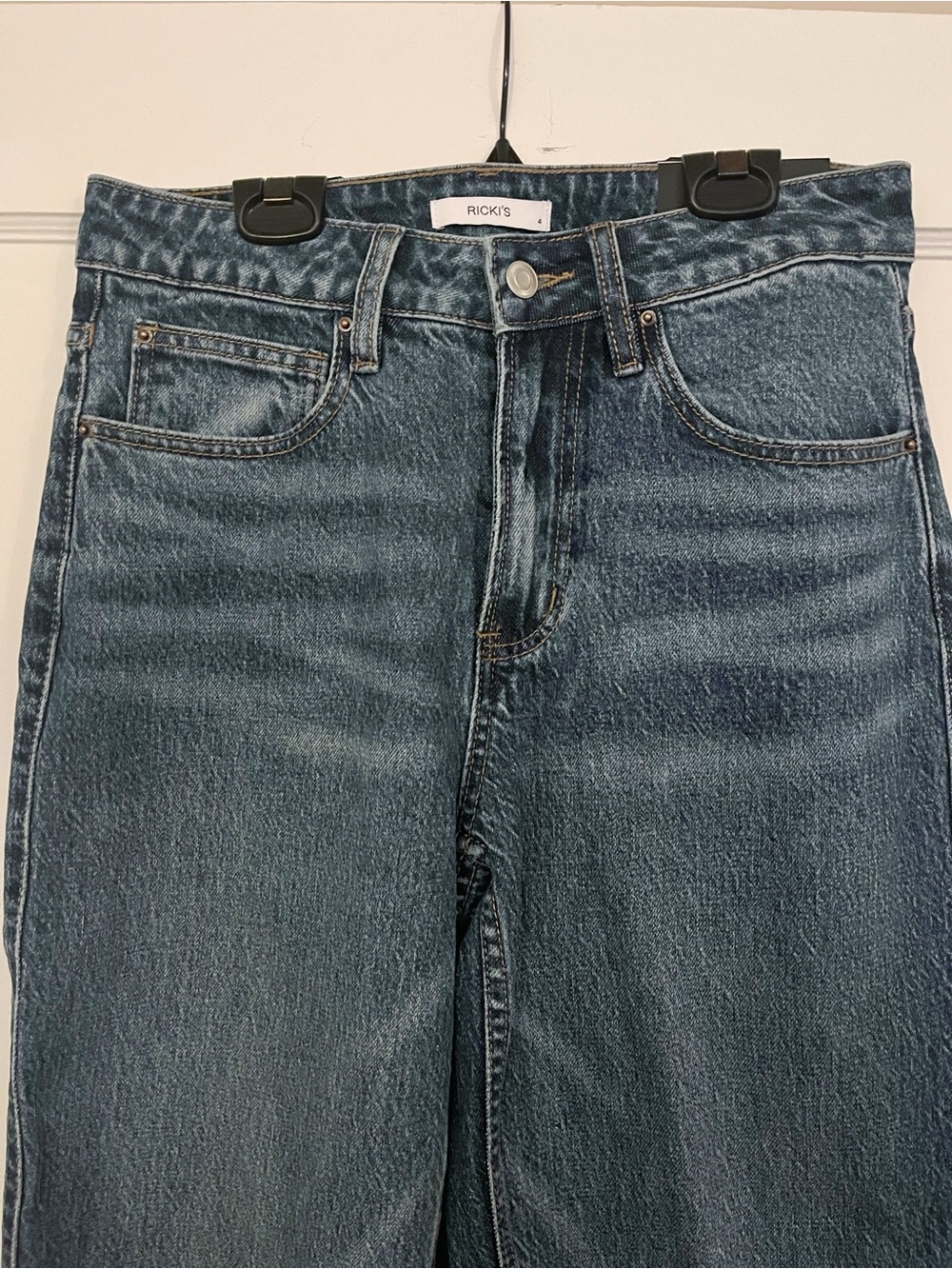 Ricki’s Mid-wash Barrel Jean Ankle Size 4 Long - Picture 4 of 8